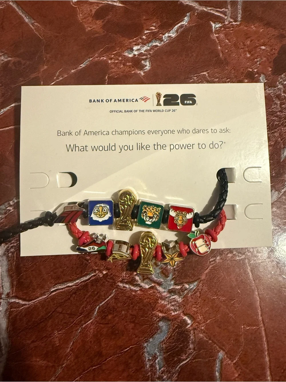 Bank of America FIFA World Cup 26 Charm Bracelet - Multicolor